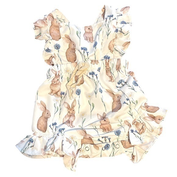 Other - Girls Easter 6-9m Boutique Bunny one piece